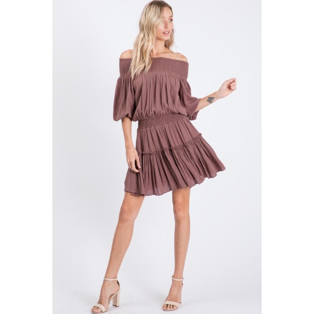 Hailey & Co Smocking Mini Dress